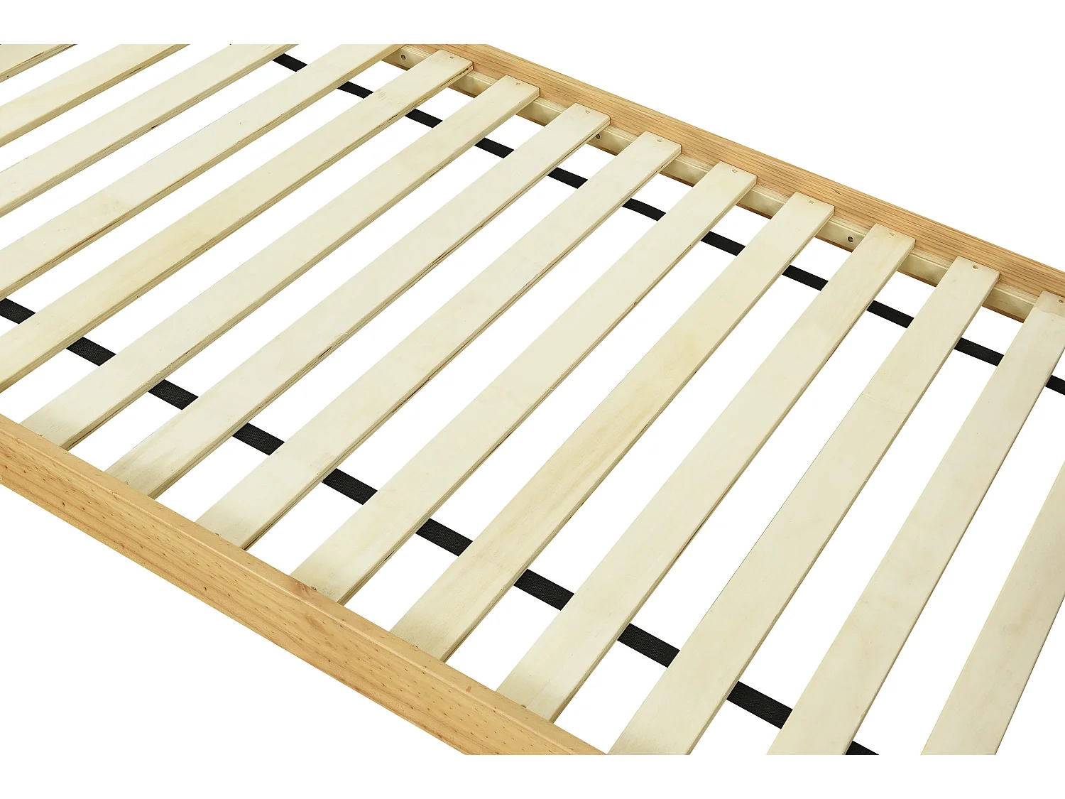 Lits superposé 90x200cm - avec des étagères - avec rambarde et échelle - Bois massif + MDF - Blanc +Naturel (sans matelas)