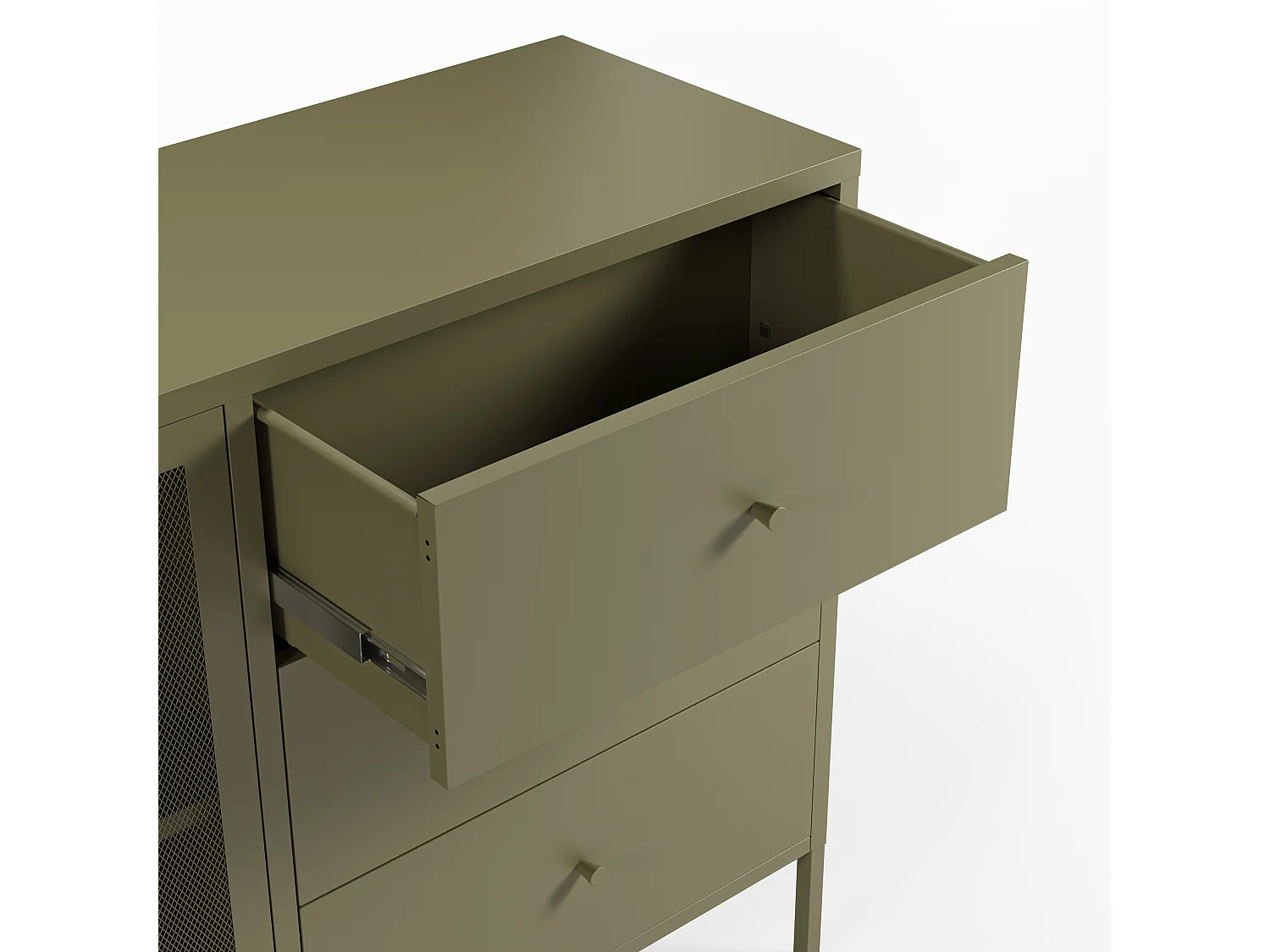 Dressoir Fayna - 140x40x90cm - Groen