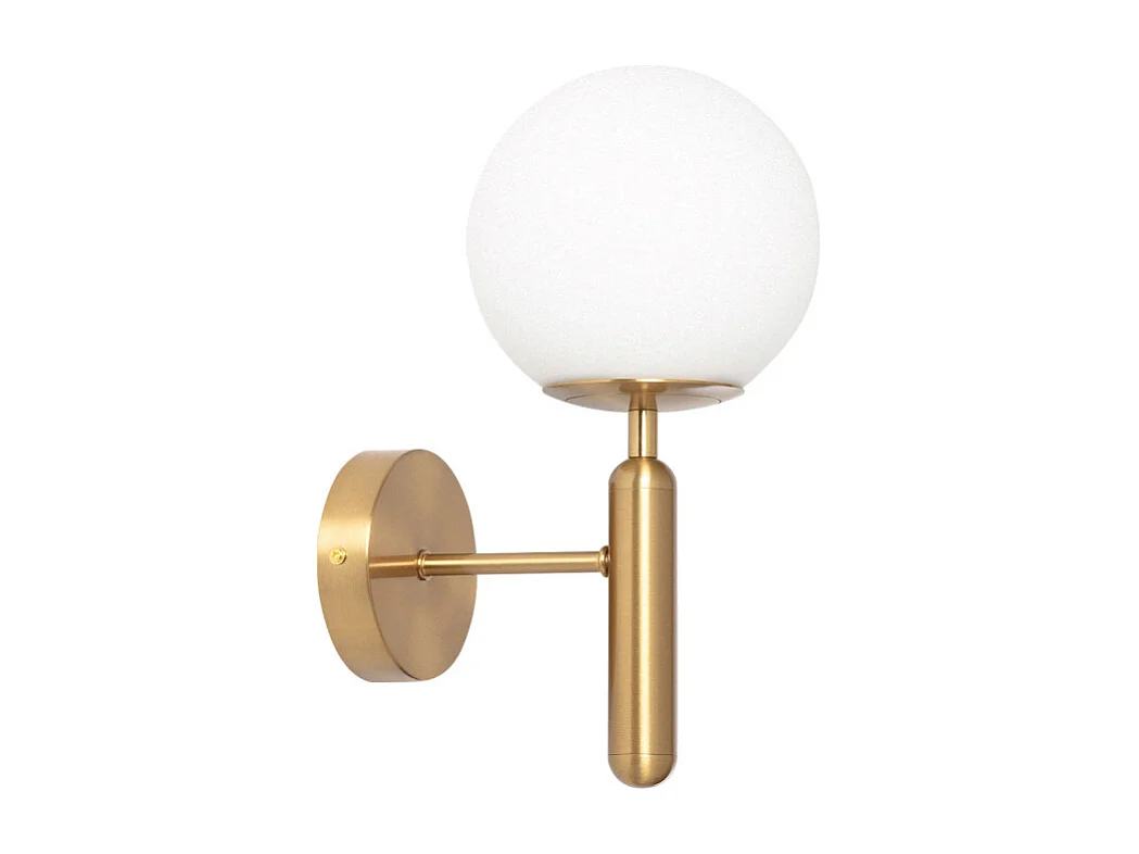 Tao - Applique murale en métal et verre  - Laiton