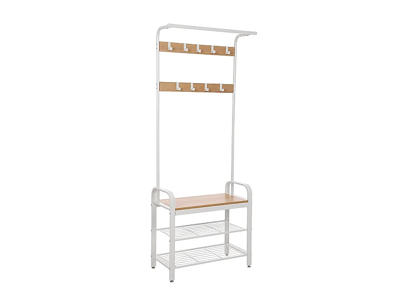 Valora Kleiderständer mit Sitzbank und Schuhablagen für den Flur