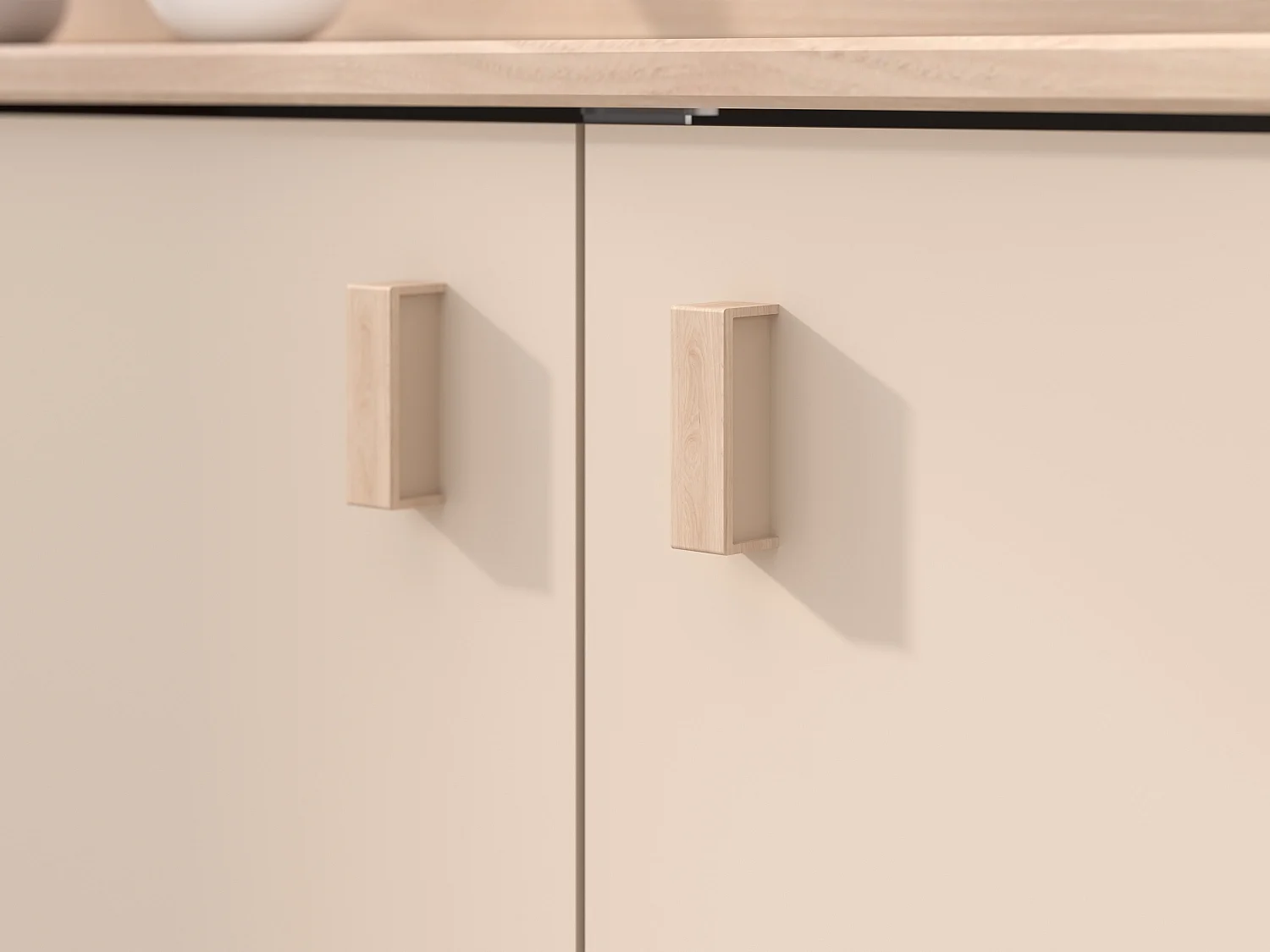 Lit mi-hauteur 90 x 190/200 cm avec rangements – Beige et naturel + Sommier - LUNOBI