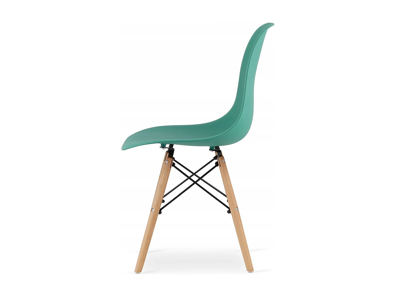 Ensemble de 4 tables rondes blanches Valora KOVA 80, design moderne