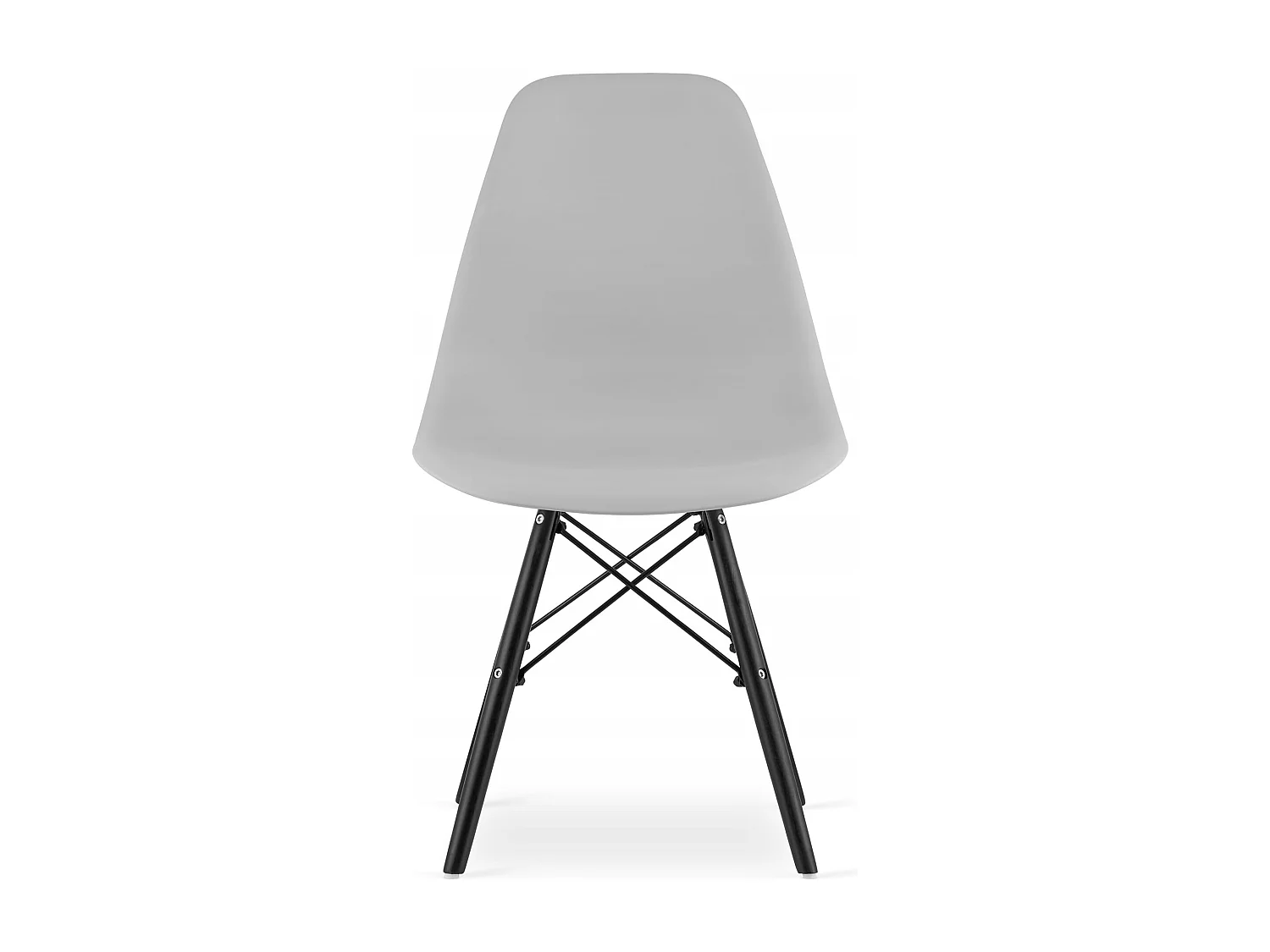 Ensemble de table ronde moderne noire Valora KOVA 80 (x4)