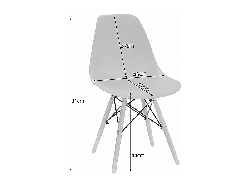 Ensemble de 4 tables rondes noires au design moderne Valora KOVA 80