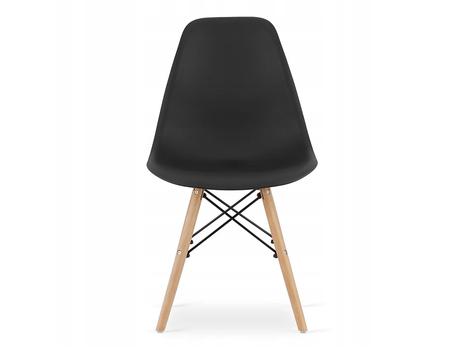 Ensemble de table rectangulaire Valora YURO blanc et noir pour salle à manger x6