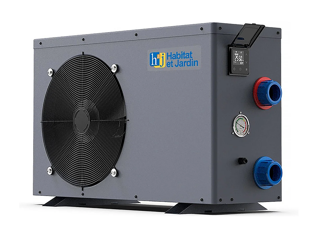 Piscine bois "Florida 145 " - 6.57 x 4.57 x 1.44 m + Pompe à chaleur - Puissance 6.1 kW