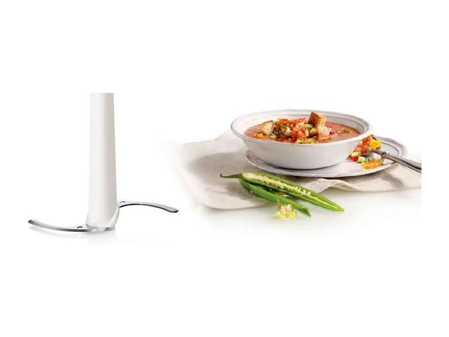 Mini-hakmolen Bosch MMR08R2 400W Rood en Grijs met Kom 0,8L, RVS Mes en Pulse-functie