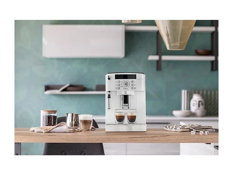Espresso avec broyeur a grains - DELONGHI - Magnifica S ECAM22.110.W - 1,8 L - 250 g - 15 bar - 1450 W - Silver et noir