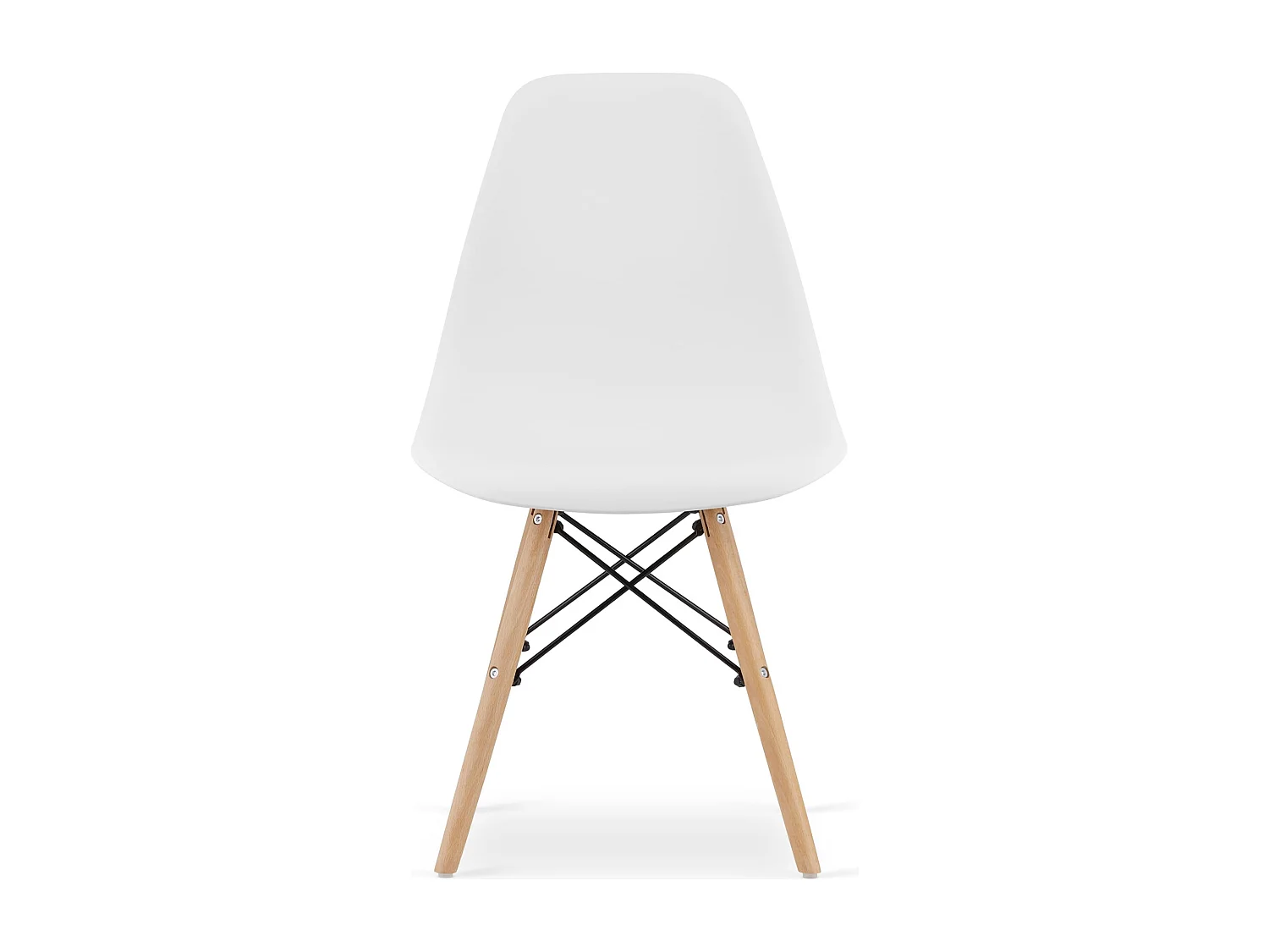 Ensemble table ronde blanche Valora KOVA 90 avec 4 chaises OSAKA