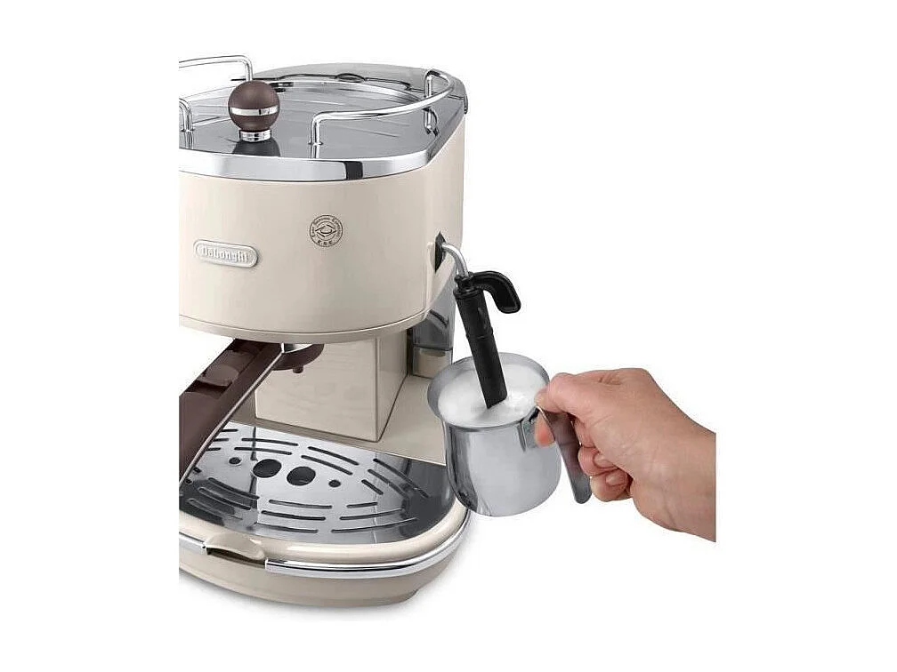 De Longhi ECOV 311.BG Macchina da Caffe' Vintage Beige Macinato Cialde