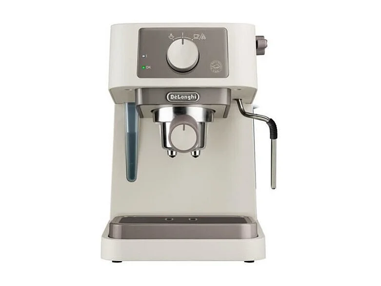 Machine a expresso - DELONGHI - STILOSA EC235.CR - Solo pompe - Bouilloire inox - Compatible ESE - Buse vapeur - Finition creme