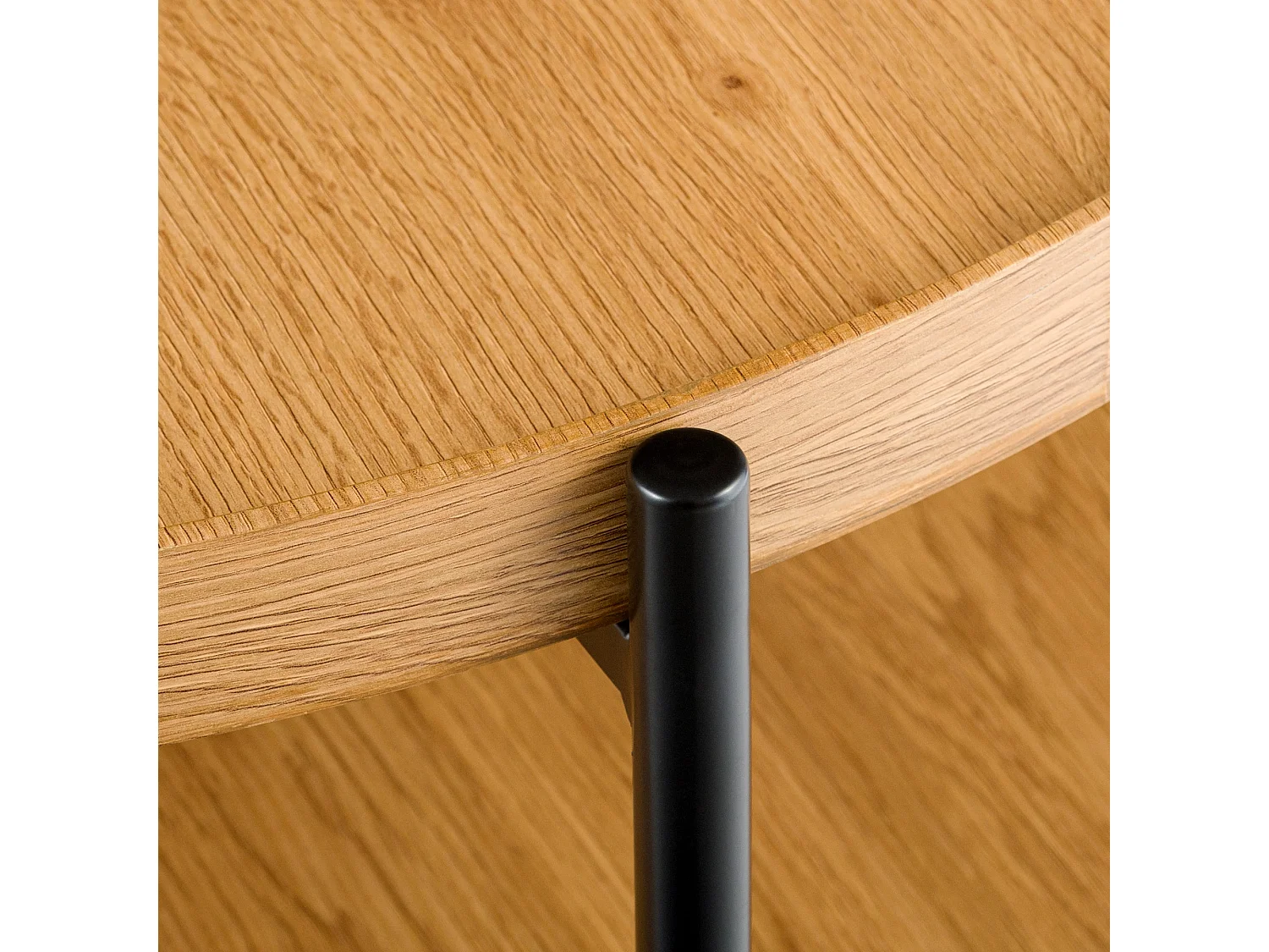 Table d'appoint - rond Ø 80 cm - Bois - Nature - Corbitan