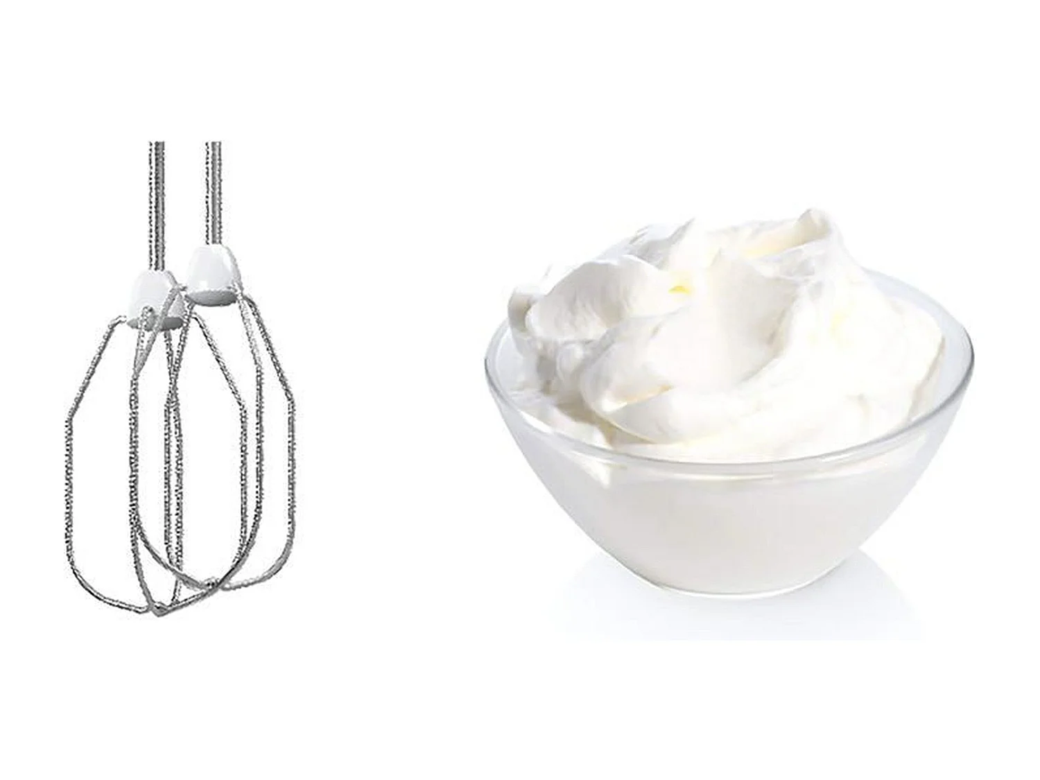 Batteur électrique Bosch MFQ3010 300W blanc, 2 vitesses, crochets et fouets inox, fonction Pulse