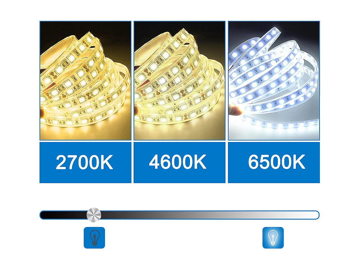 Specchio bagno Rettangolare 60x40cm Retroilluminato Con Led, 3 Luci, Design Moderno