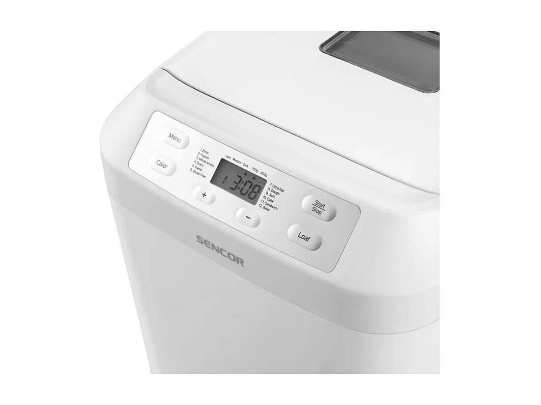 Machine a pain - SENCOR - SBR 1040WH - 550 W - Blanc