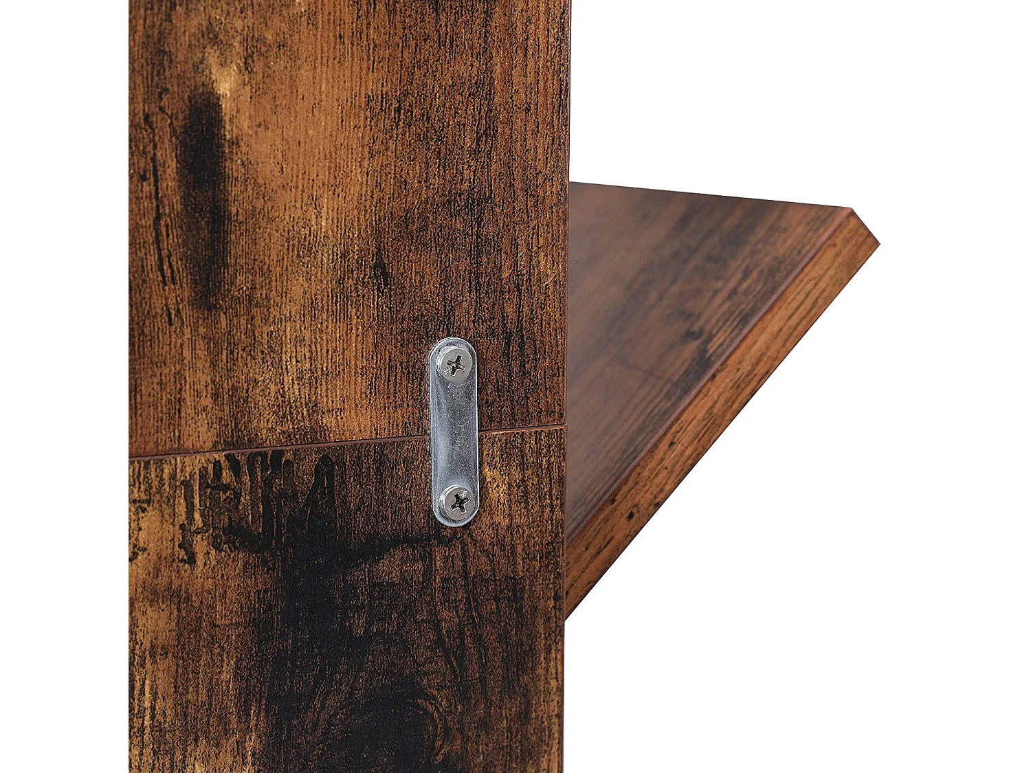 Valora LBC11BX Regał na książki Rustykalny Brązowy Płyta Wiórowa