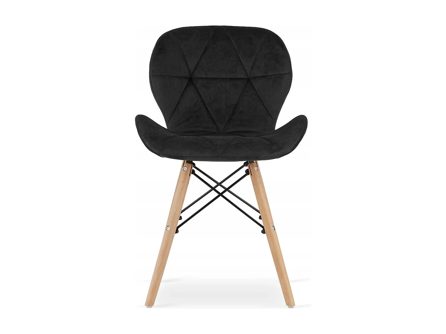 Valora YURO Set de Tables Rectangulaires Bois de Hêtre MDF Noir x4