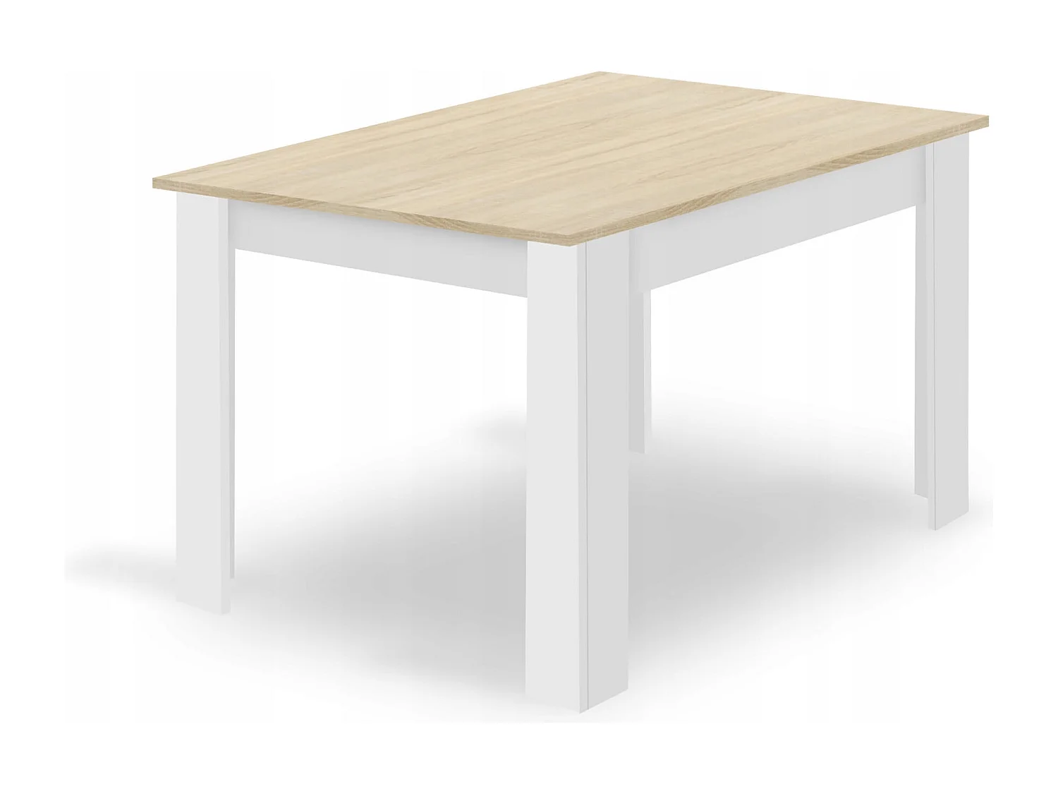 Ensemble table rectangulaire Valora et 4 chaises Sonoma en chêne gris