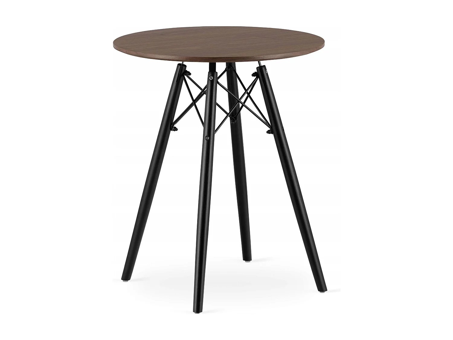Ensemble de 2 tables rondes Valora KOVA 60 en frêne, design moderne