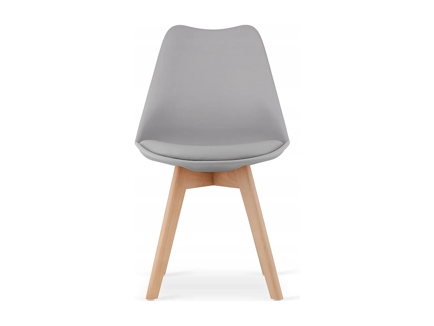 Ensemble table rectangulaire Valora en chêne Sonoma + 4 chaises grises (x4)