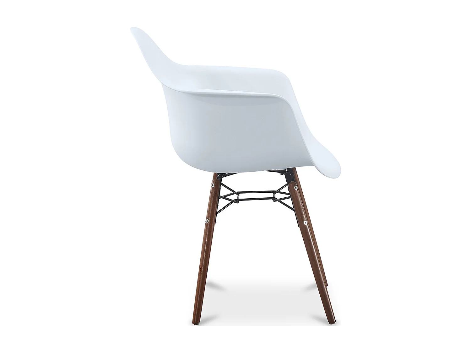 Chaises de Salle à Manger - Design Scandinave - Pieds en Bois Foncé - Nordika Noir