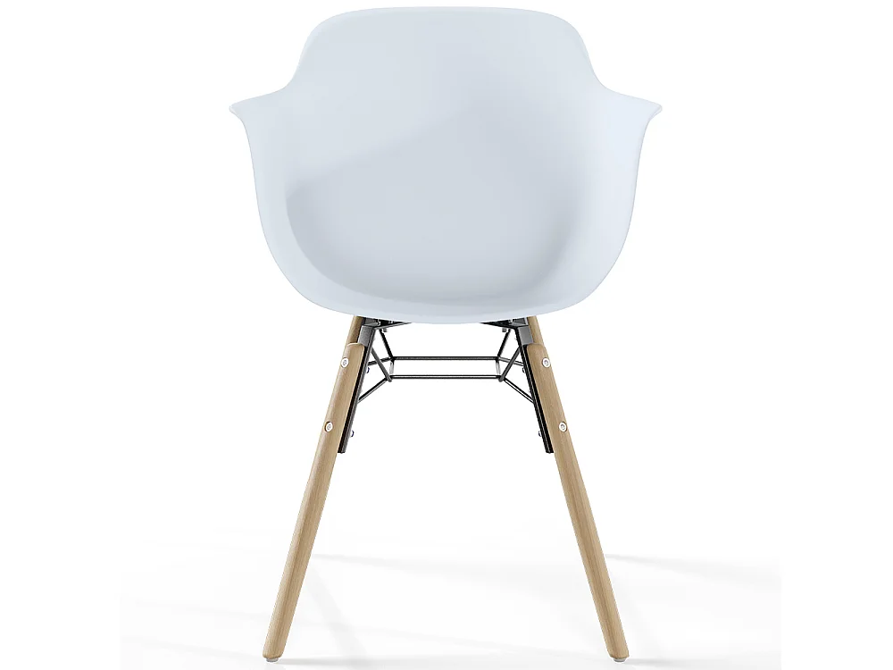 Chaise de Salle à Manger - Design Scandinave - Pieds en Bois - Lot de 2 - Nordika Noir