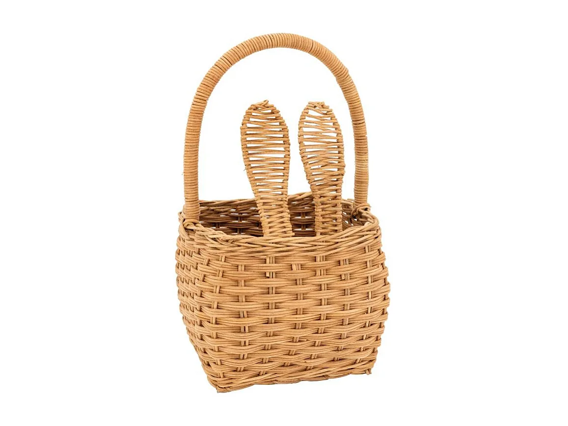Panier Enfant en Rotin Naturel avec Oreilles de Lapin | Aubry Gaspard