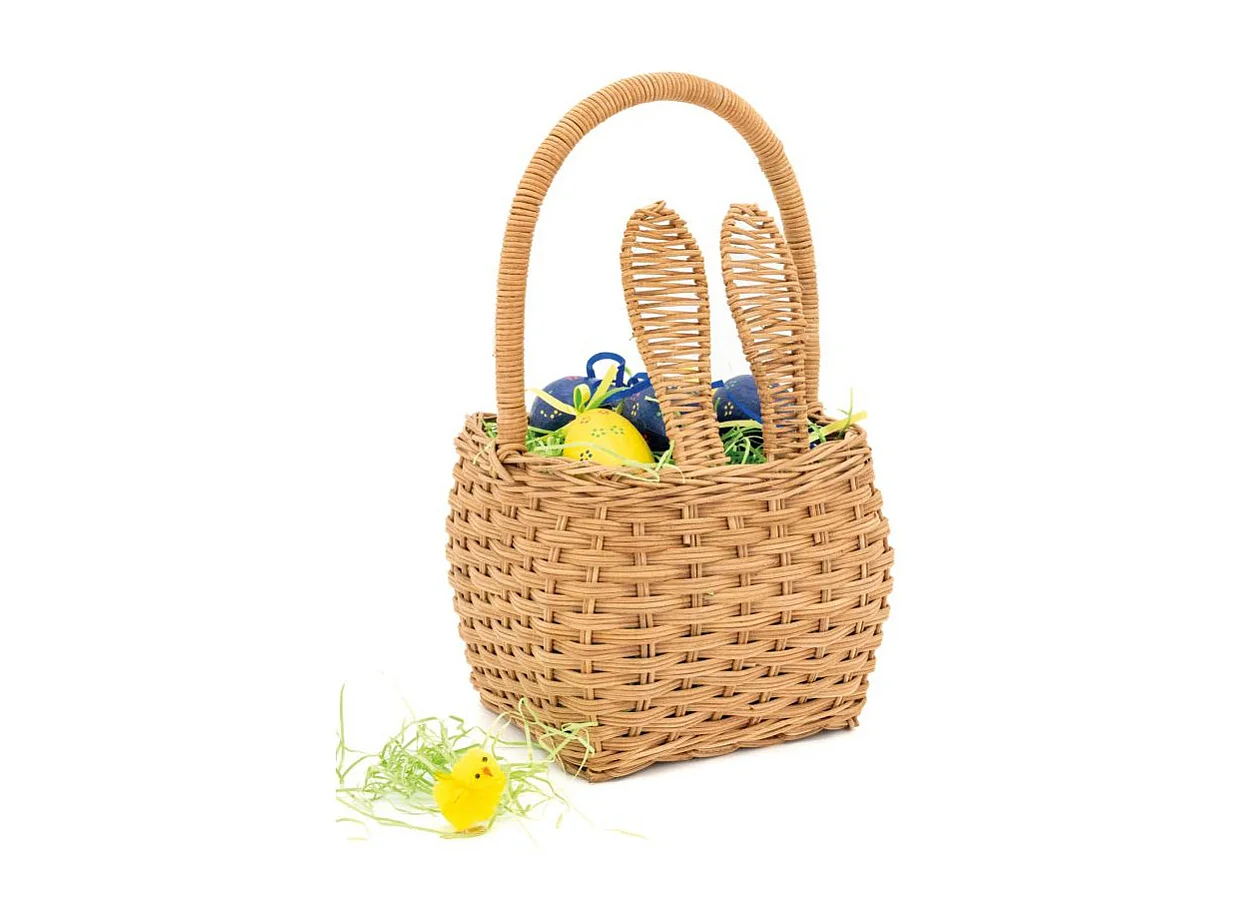 Panier Enfant en Rotin Naturel avec Oreilles de Lapin | Aubry Gaspard