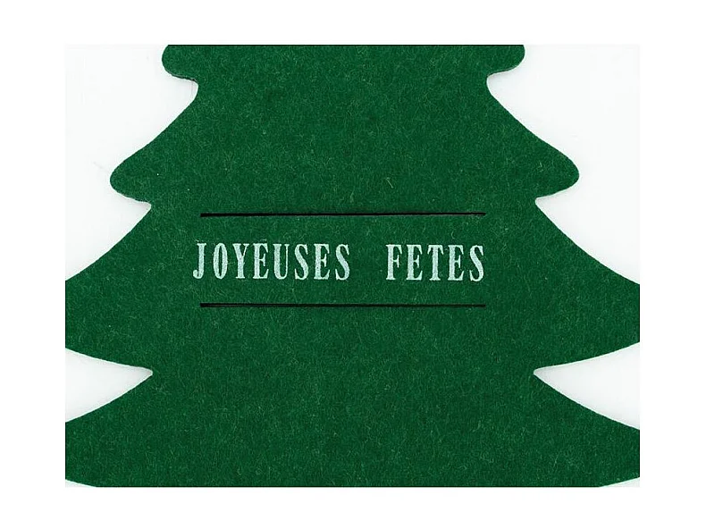 Porte-couverts de noel en feutrine (Lot de 24)