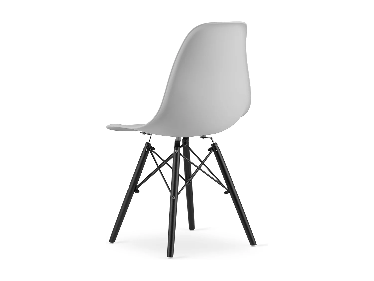 Chaise Valora OSAKA Gris Noir Pieds Design Ergonomique x3