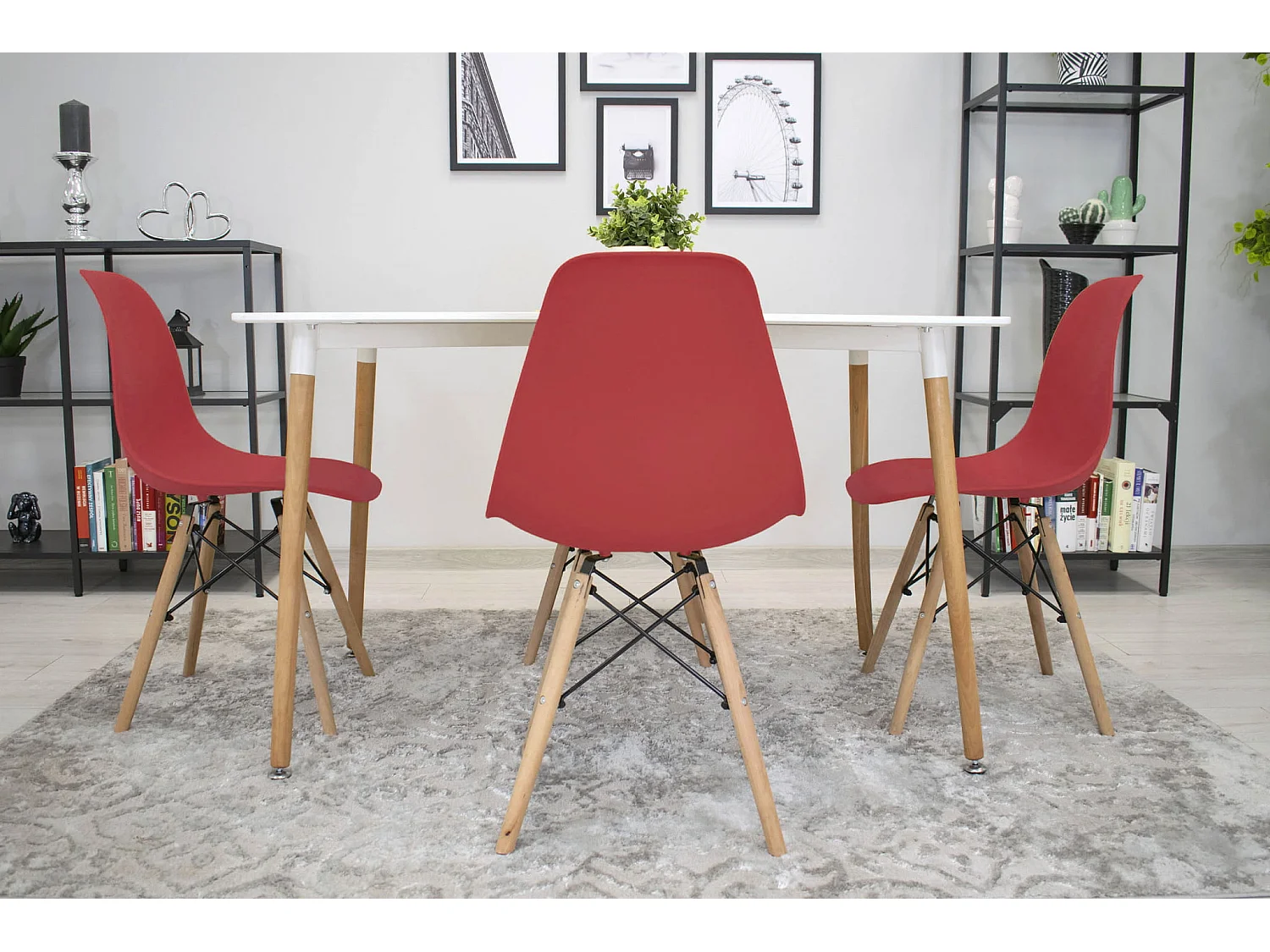 Valora OSAKA Stuhl Ergonomisches Design Cynnber Buchenholzbeine