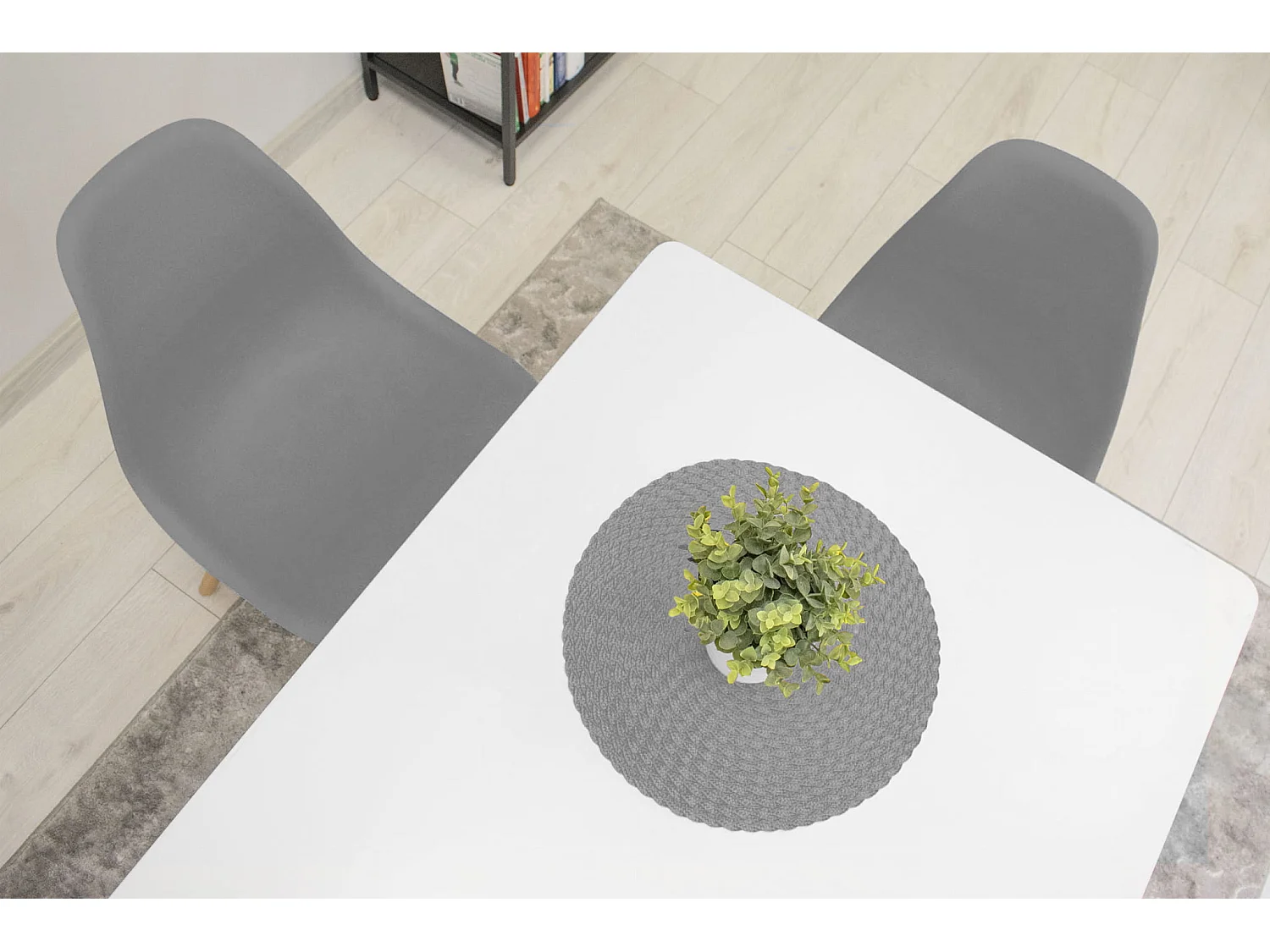 Valora OSAKA Stuhl, graue Beine, Natur, für Wohnzimmer (2 Stück)