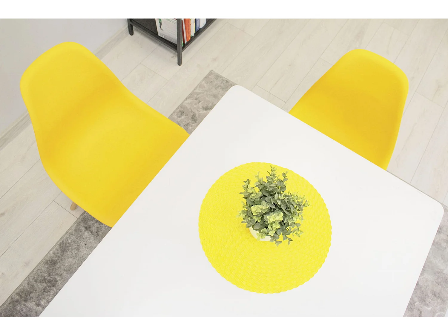 Chaise Valora OSAKA jaune, design ergonomique pour salon