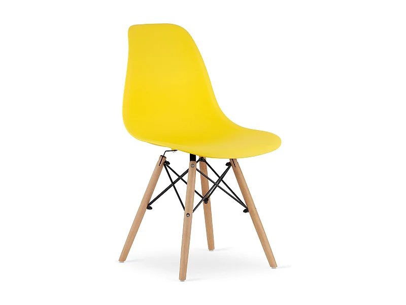 Chaise Valora OSAKA jaune, design ergonomique pour salon