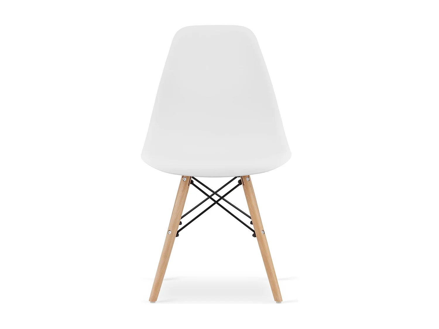 Chaise Valora OSAKA blanche, pieds naturels, pour salon x3