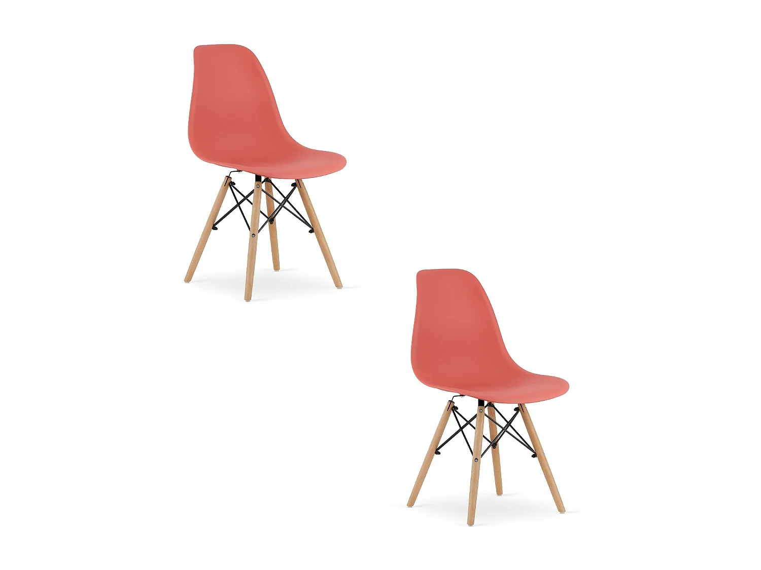 Chaise Valora OSAKA, design ergonomique, pieds naturels Cynnber x2