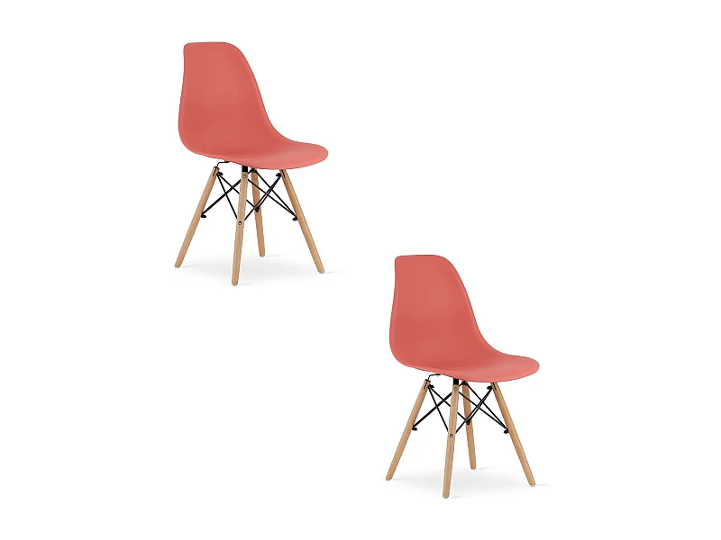 Valora OSAKA Stuhl, ergonomisches Design, Cynnber Naturbeine x2