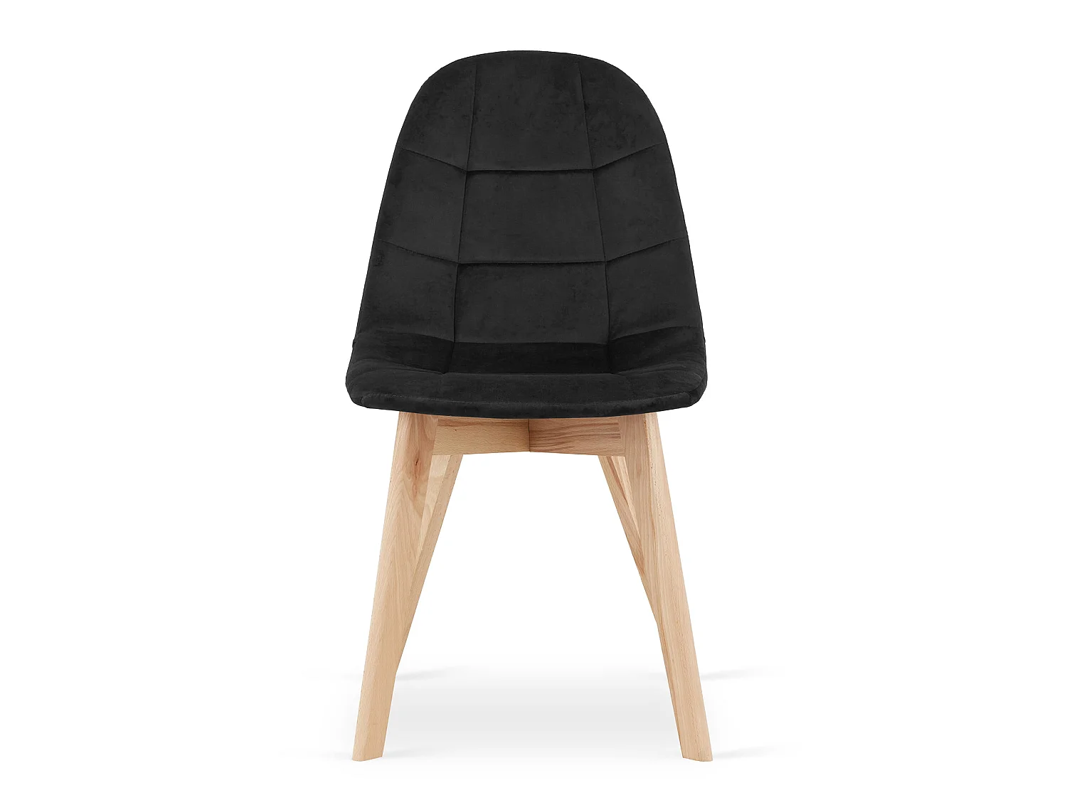 Valora NUUC CHAISES, velours noir, chaises ergonomiques pour salon (x2)