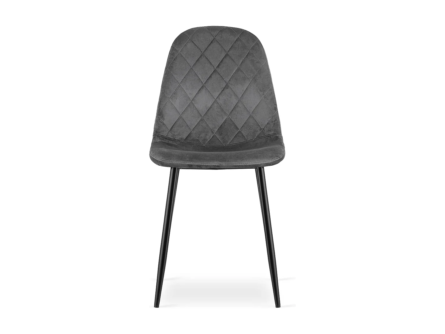 Valora DAPI STOEL Donkergrijs Fluweel Modern Design x3