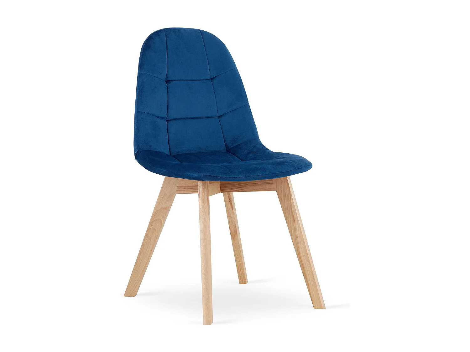 Valora NUUC CHAIR Comoda seduta in velluto blu navy per soggiorno