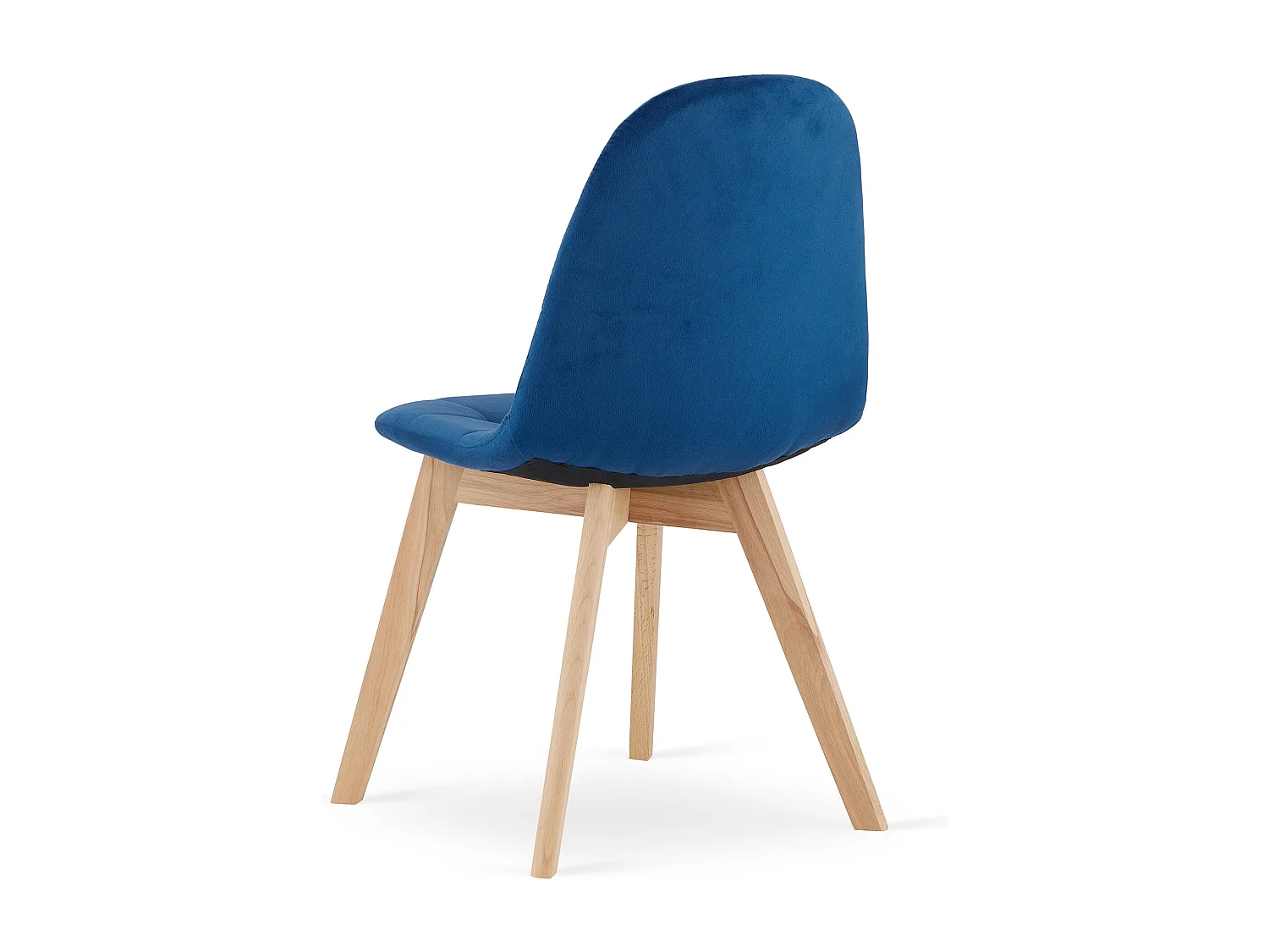 Valora NUUC CHAIR Comoda seduta in velluto blu navy per soggiorno