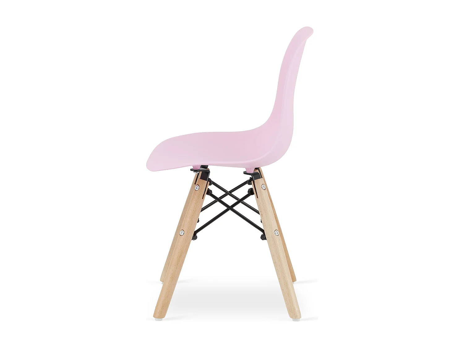 Valora ZUBI stoel roze ergonomisch design voor kinderkamer x3