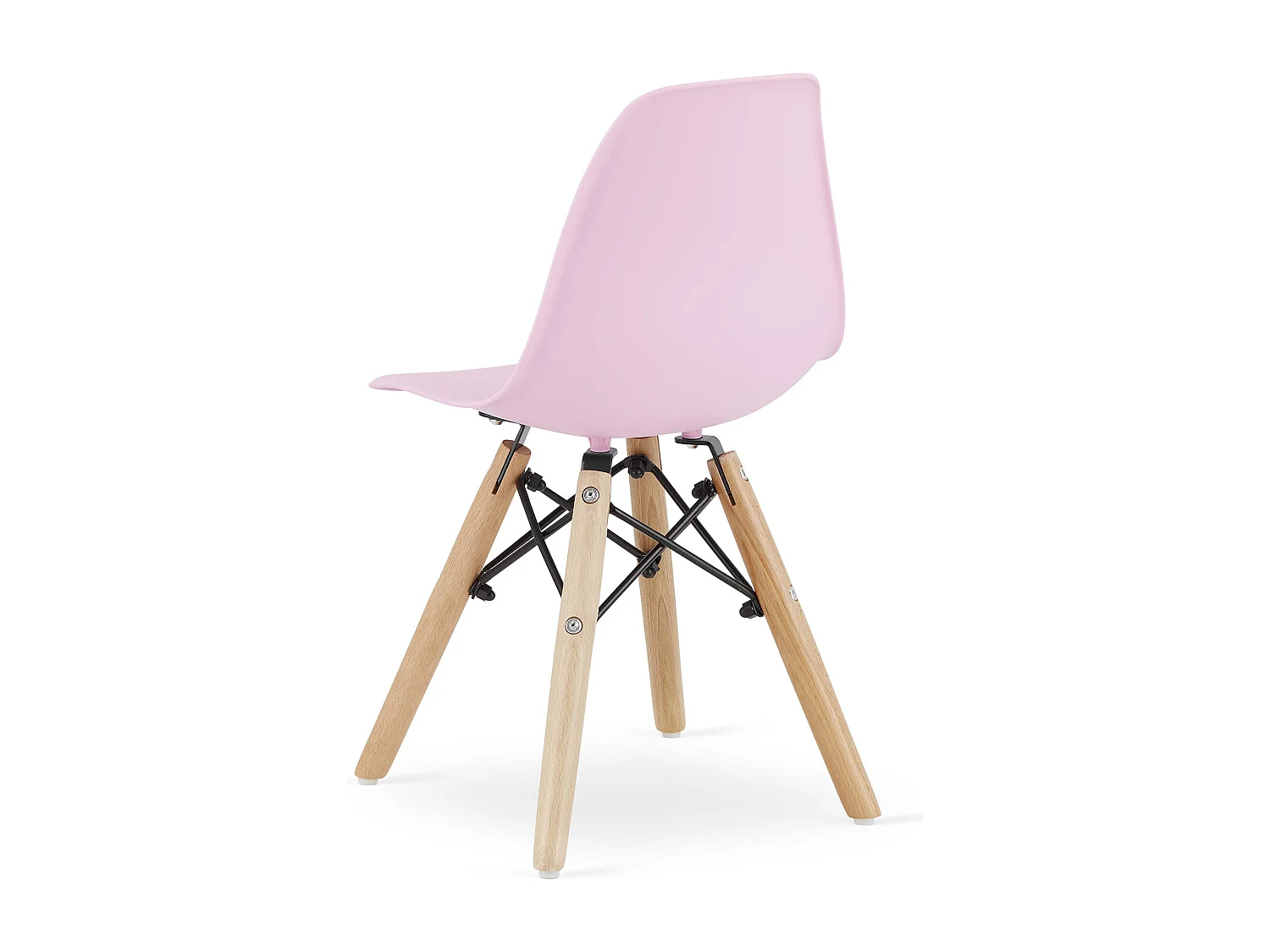 Valora ZUBI stoel roze ergonomisch design voor kinderkamer x3