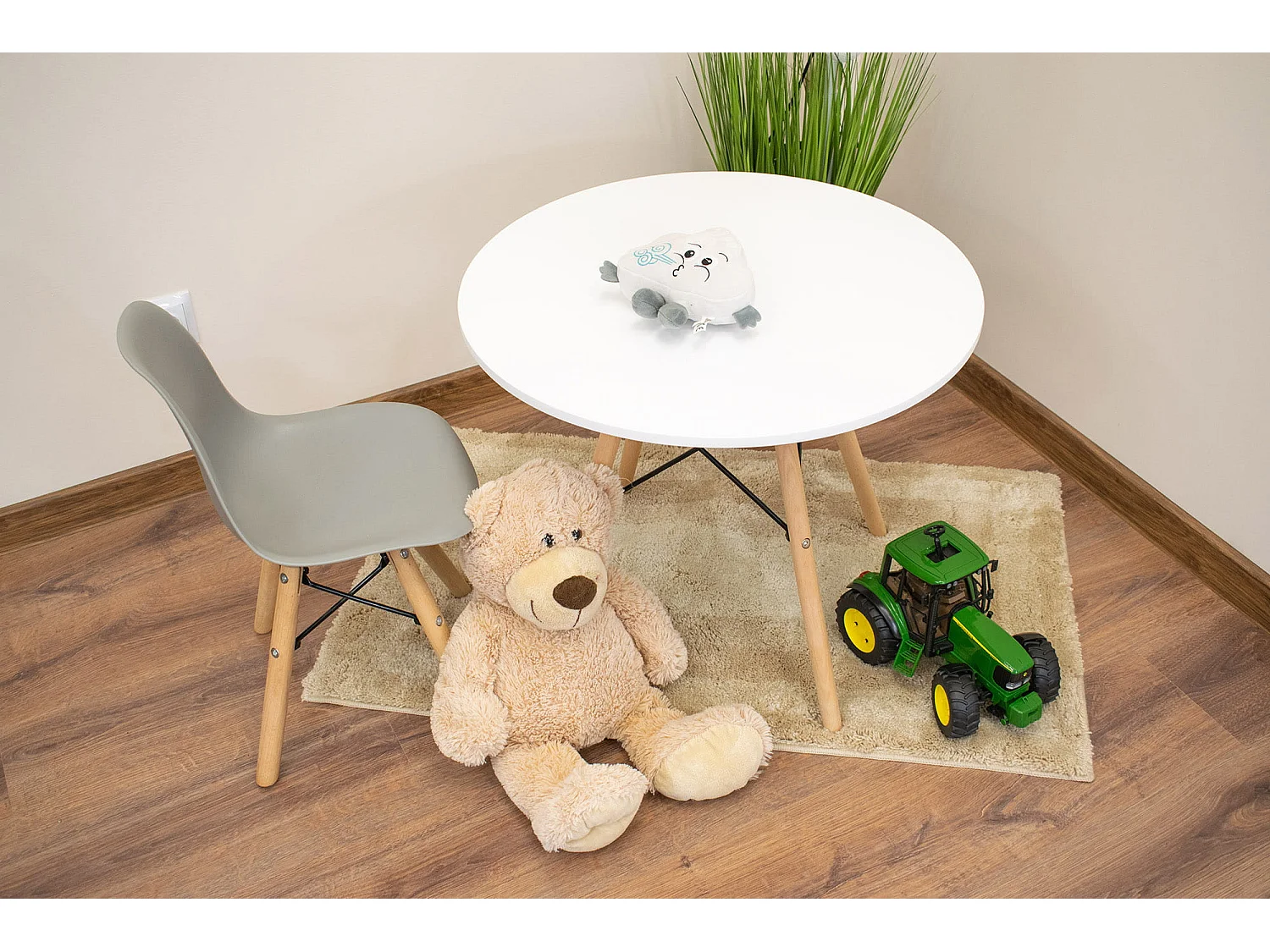 Valora ZUBI stoel ergonomisch grijs voor kinderkamer x2