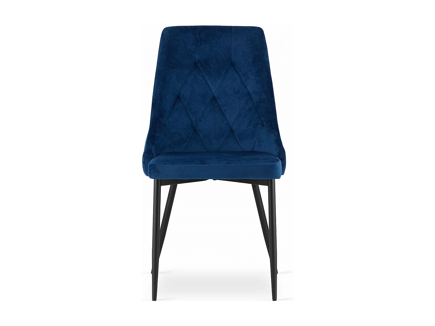 Valora IMOLA stoel marineblauw fluweel modern design x3