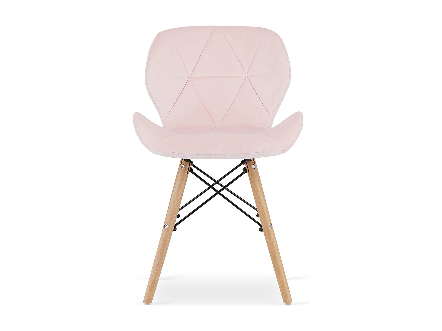 Fauteuil Valora WAKO en velours rose, design moderne pour le salon