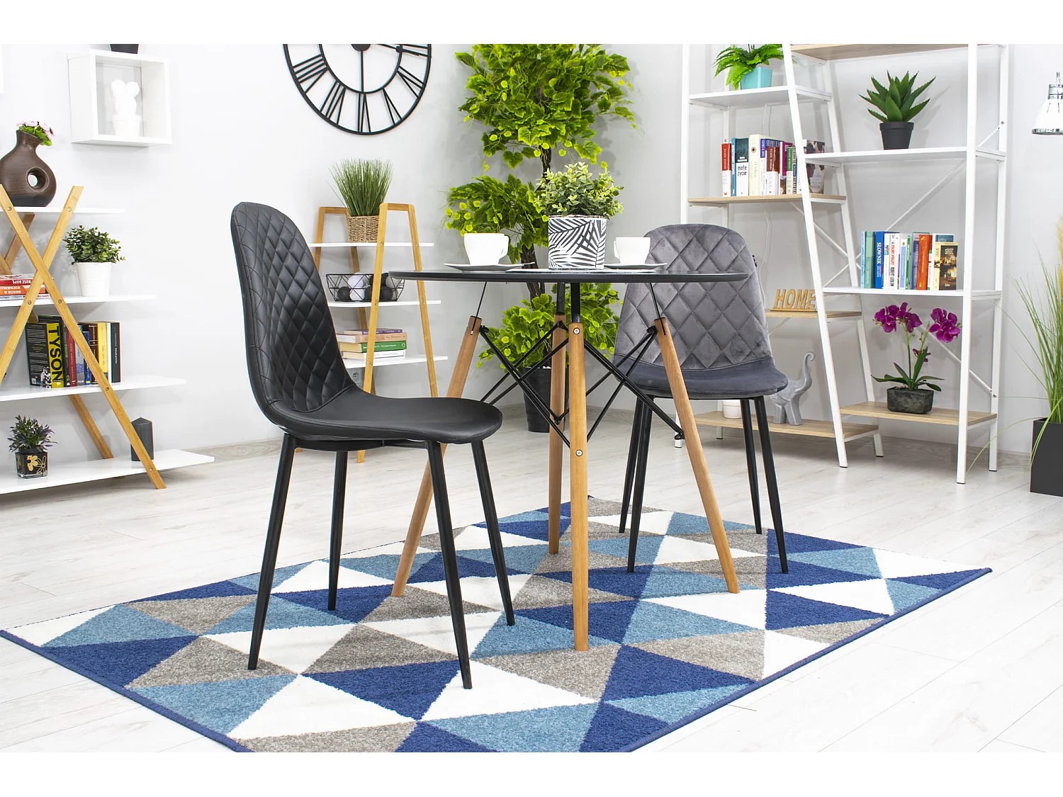 Valora DAPI STOEL Donkergrijs Fluweel Modern Design x2