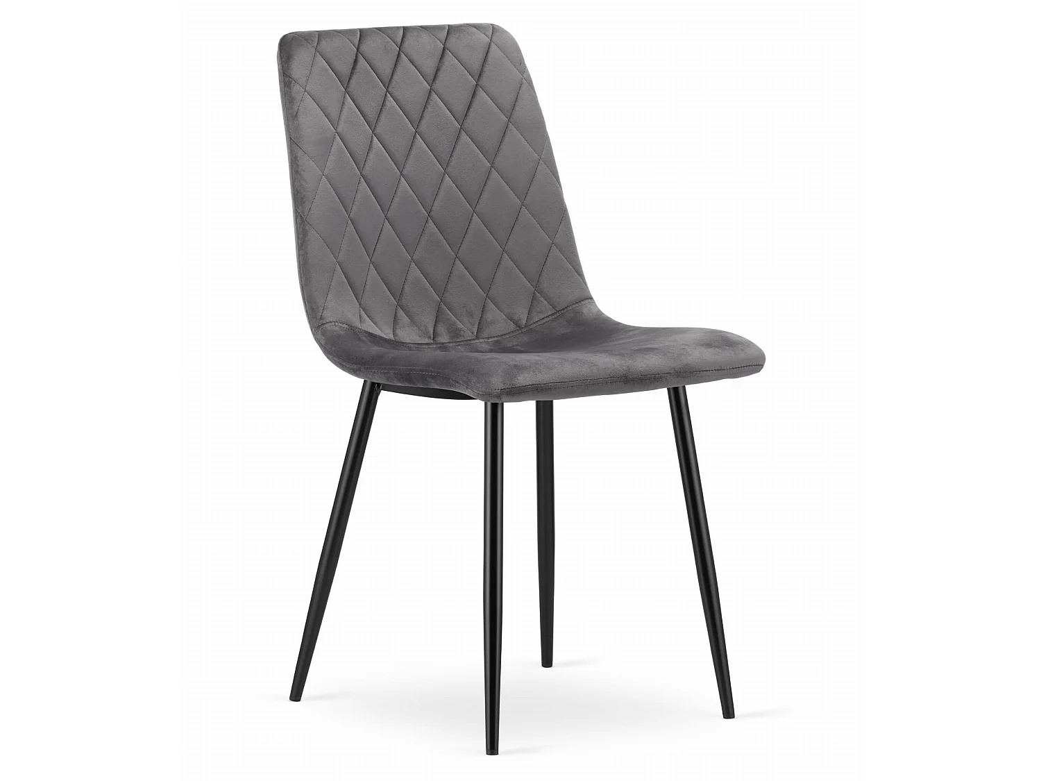 Valora TURIN stoel donkergrijs fluweel ergonomisch design x3