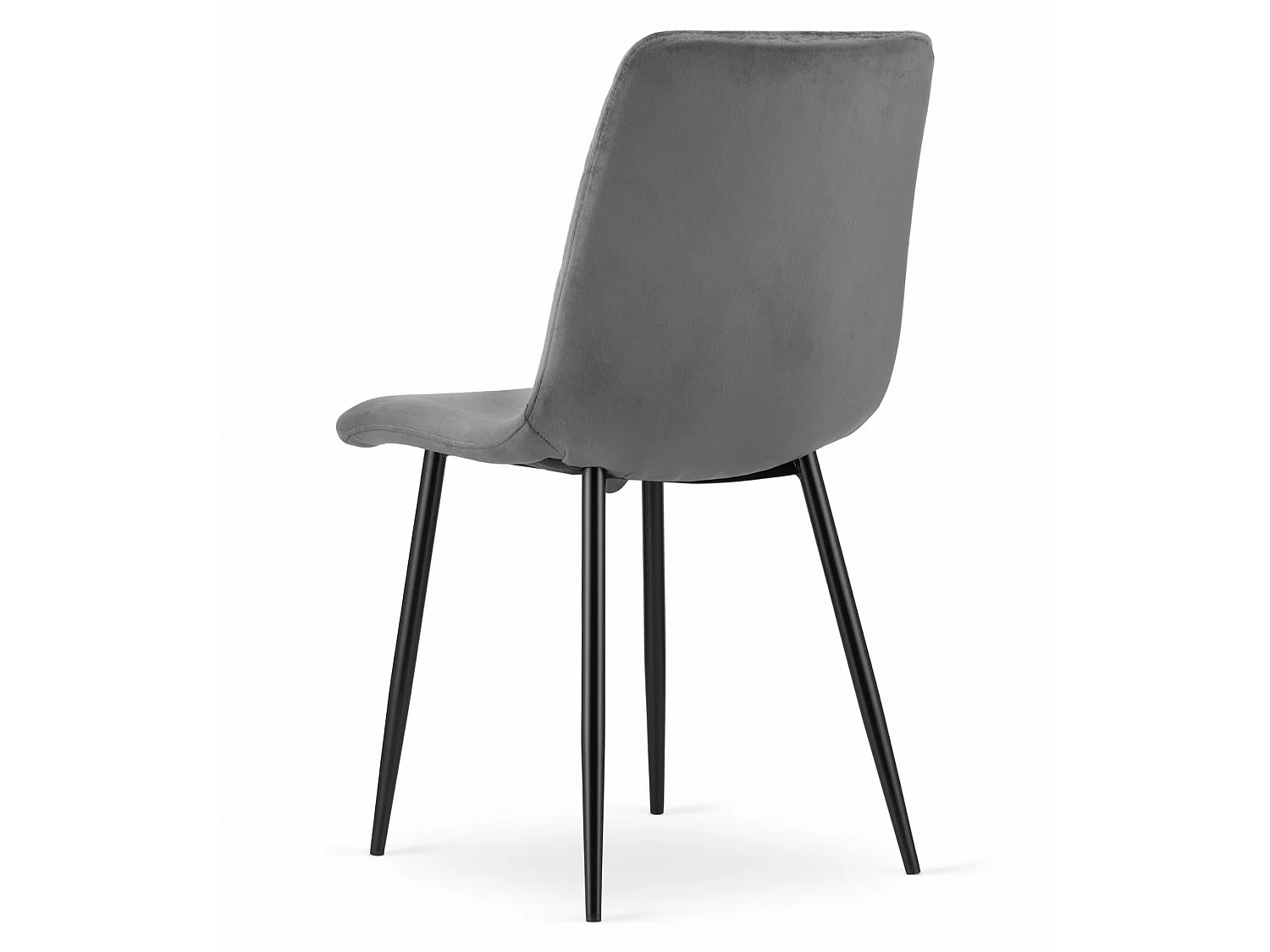 Valora TURIN stoel donkergrijs fluweel ergonomisch design x3