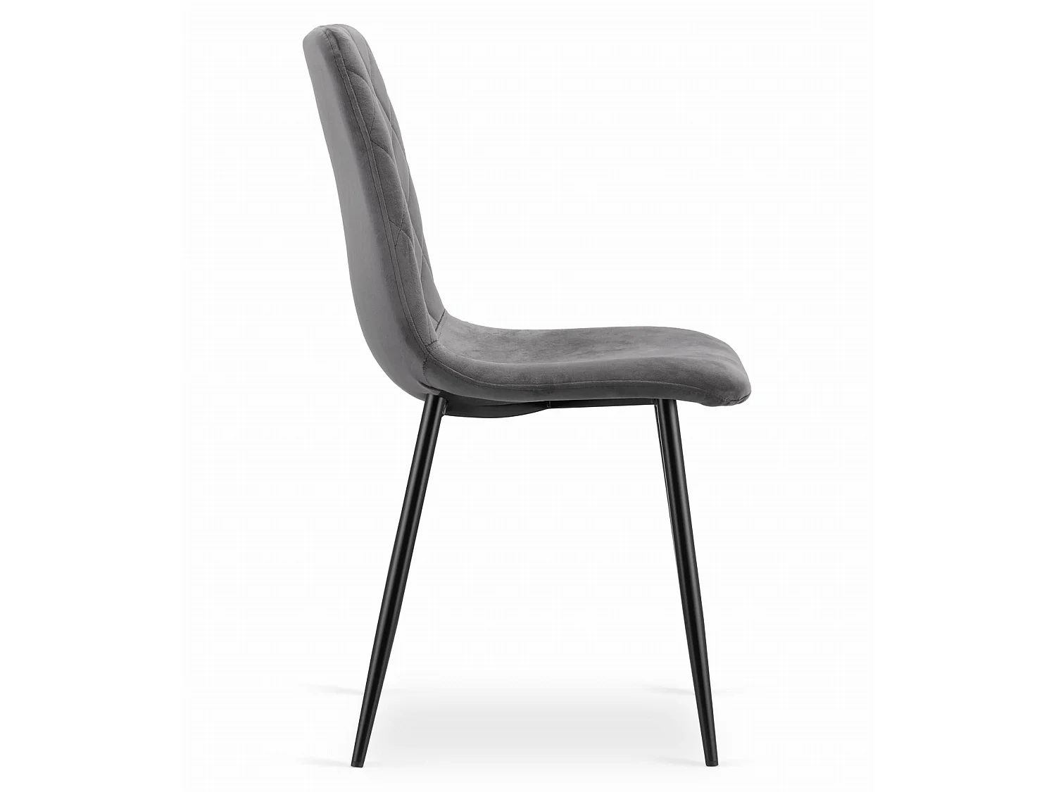 Valora TURIN stoel donkergrijs fluweel ergonomisch design x3